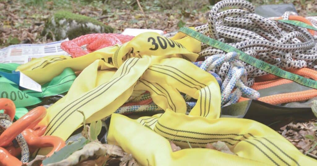 NEVEREST Seminar Materialkunde Seile Slackline Lastschlingen Karabiner
