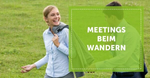 Meetings beim Wandern Spazieren Natur Gespräch