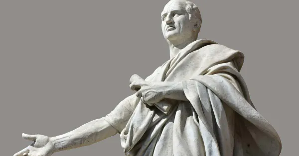 Cicero - Rede - Statue