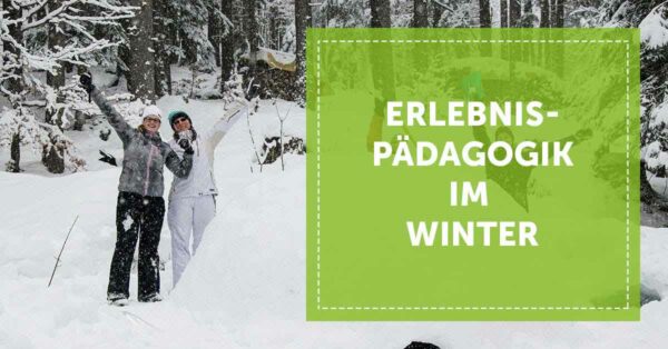 Erlebnispädagogik im Winter Schneelandschaft Schneewanderung Schifahren
