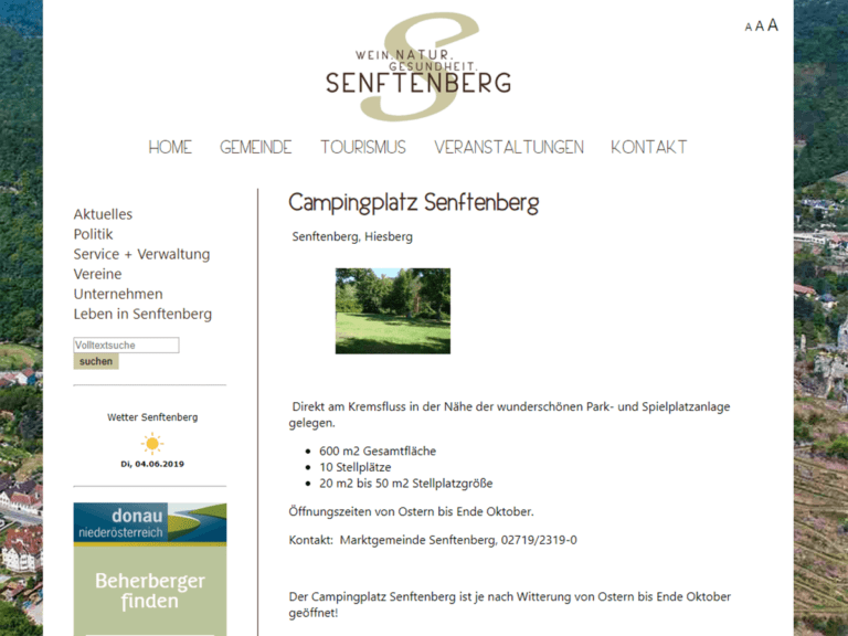 Nächtigungsmöglichkeiten 3 NEVEREST Nächtigungsmöglichkeit: Campingplatz Senftenberg