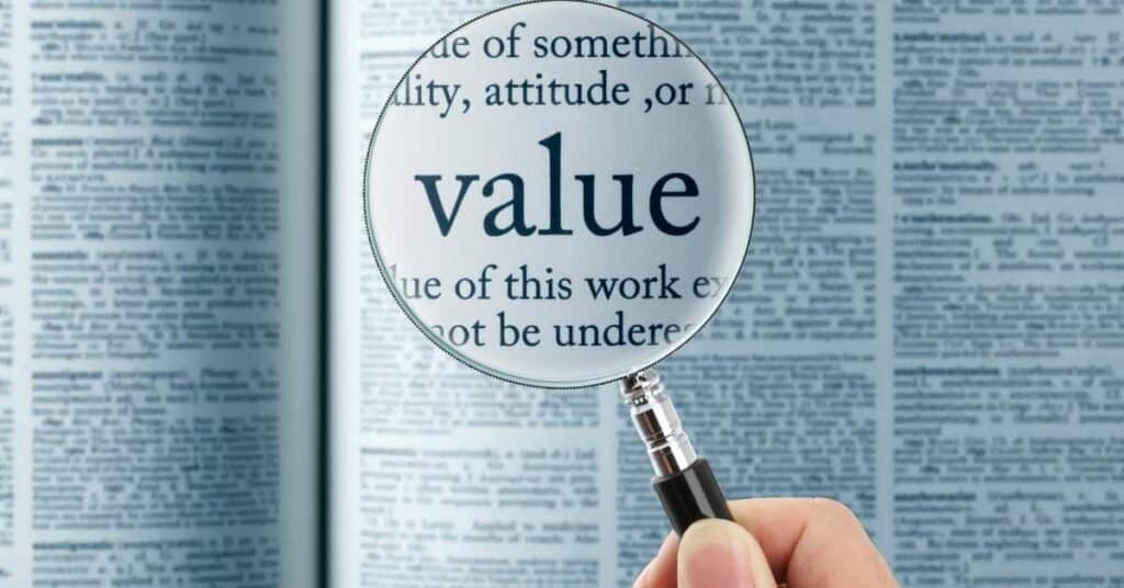 Werte Values Definition