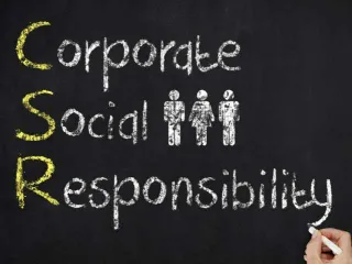 NEVEREST CSR Seminar für Lehrlinge - aufgeschrieben auf Tafel "Corporate Social Responsibility"