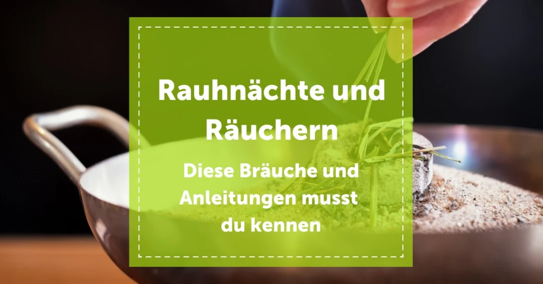 NEVEREST Blog Header Rauhnächte und Räuchern Tipps Kohle Kräuter Weihrauch Harz