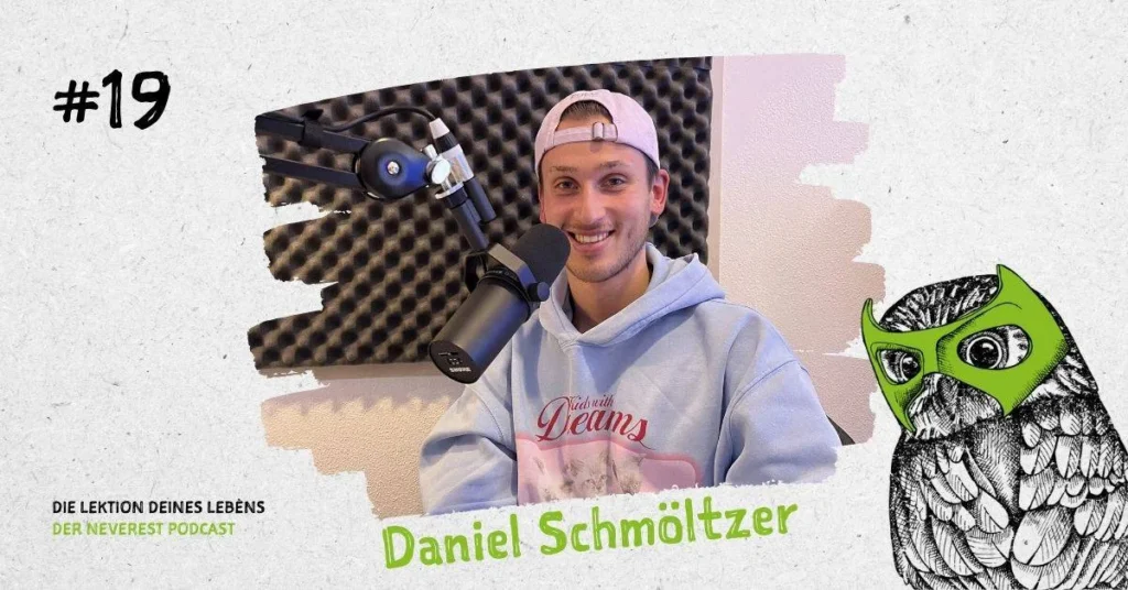 Cover der Podcast-Folge E19 von „Die Lektion deines Lebens“ mit Daniel Schmöltzer